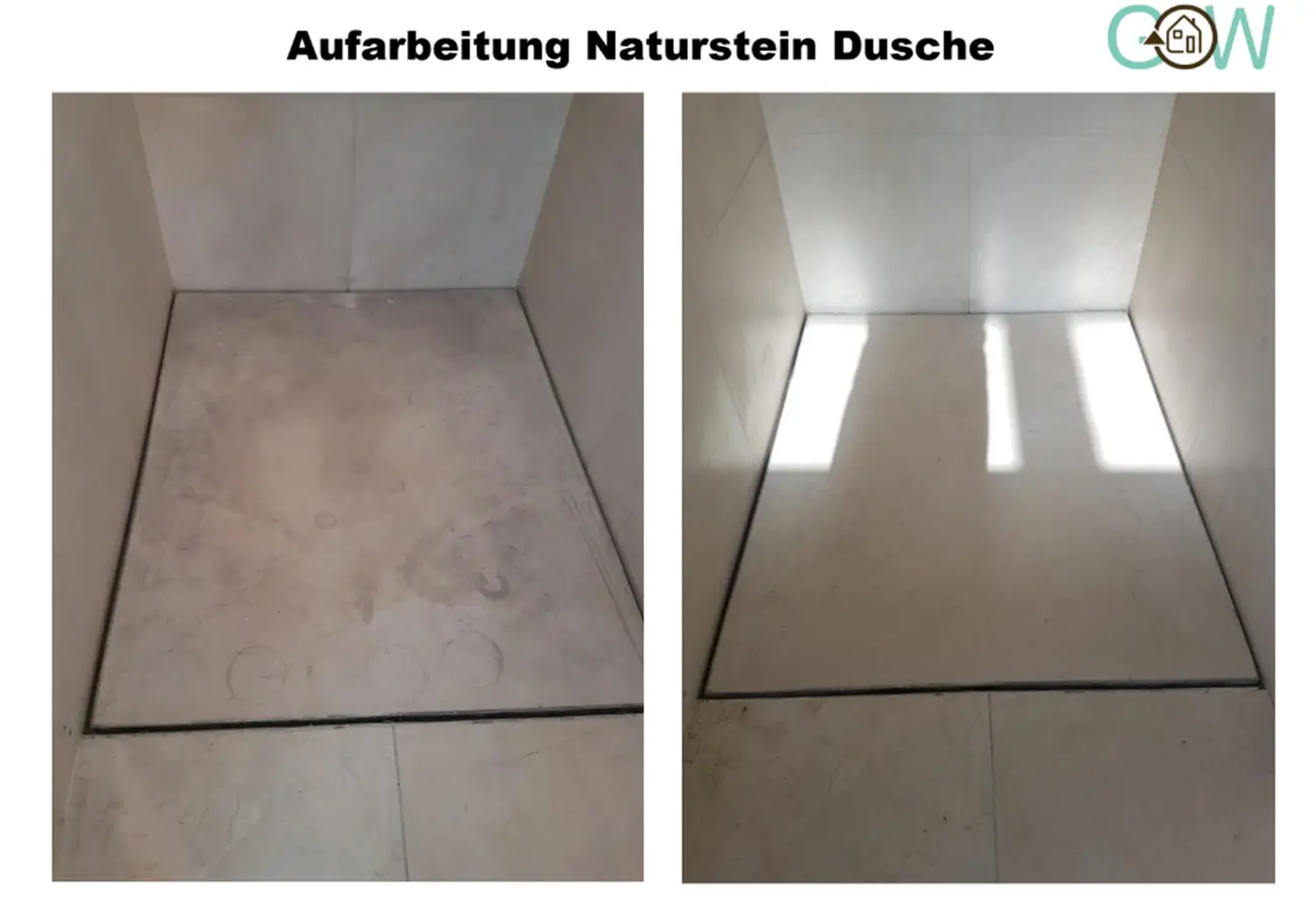 Aufarbeitung Natursteinoberflächen