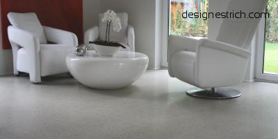 Designestrich, Sichtestrich, geschliffener Estrich, Designboden, CemFlow-Designfloor