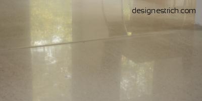 geschliffener Estrich, Designestrich, CemFlow - Designfloor, Sichtestrich